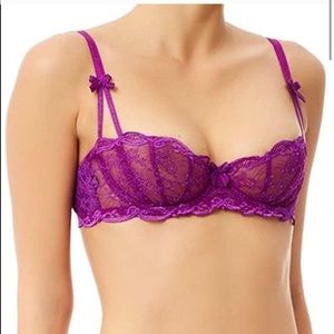 NWOT Agent Provocateur purple lace bra. New